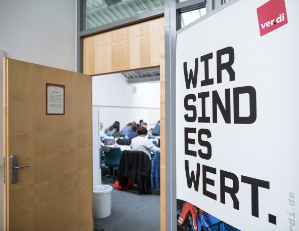 Gewerkschaftssekretär*in mit Betreuungsbereich, 1. Bild
