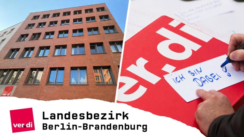 Referent*in für Gewerkschaftsarbeit, Landesbezirk Berlin-Brandenburg, Fachbereich E - Krankheitsvertretung, 1. Bild